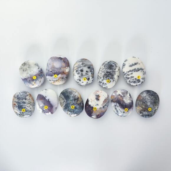 Dendritic Opal Palm Stone Healing Crystal - Picture 6 of 10